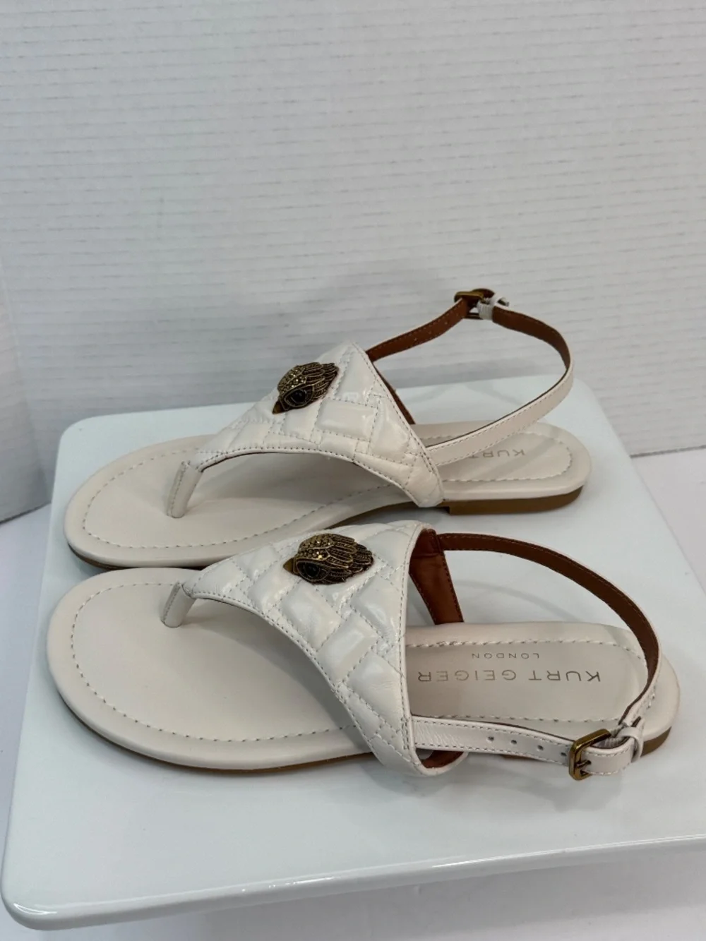 Kurt Geiger London Kensington Sparkle Sandals -NEW Ladies EU 37